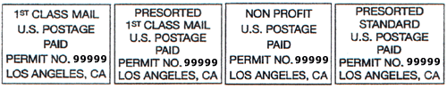 Postage Permits